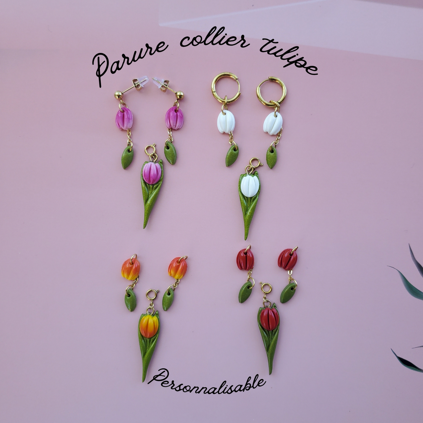 Parure Tulipes