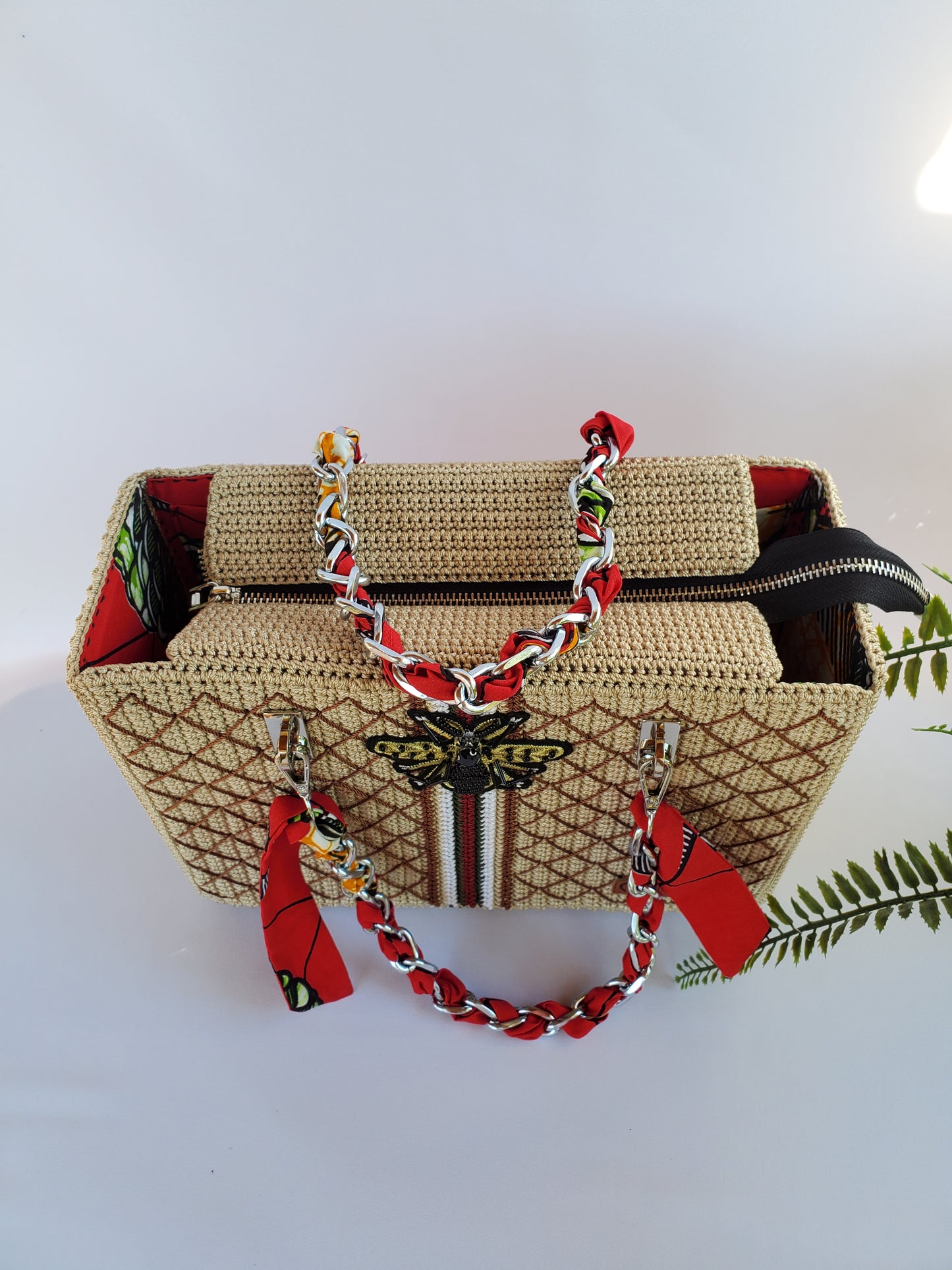 Sac inspiration Luxe Beige et Marron
