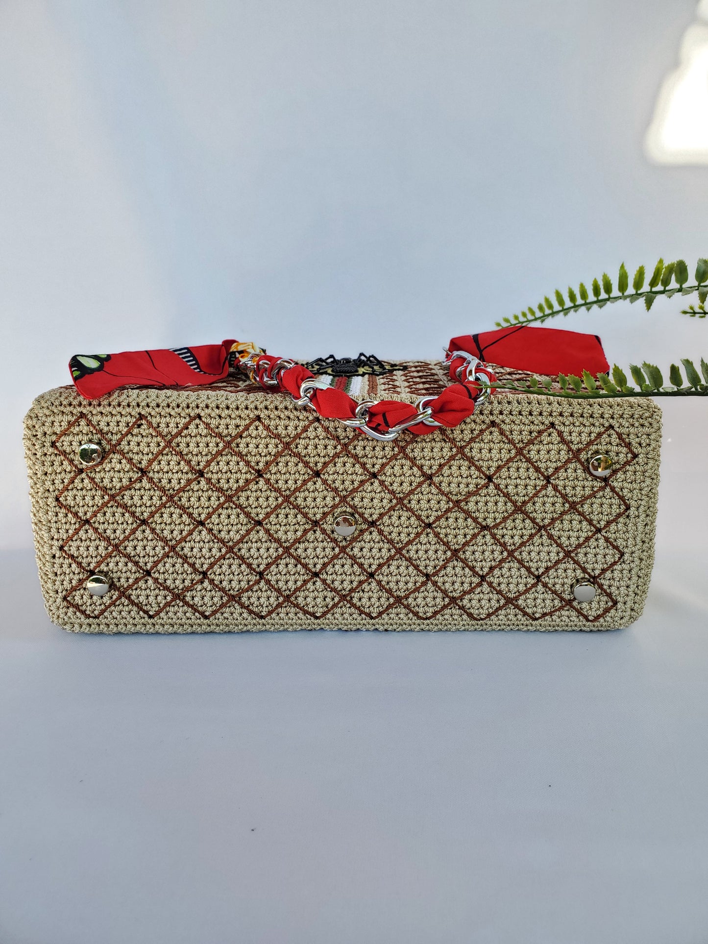 Sac inspiration Luxe Beige et Marron