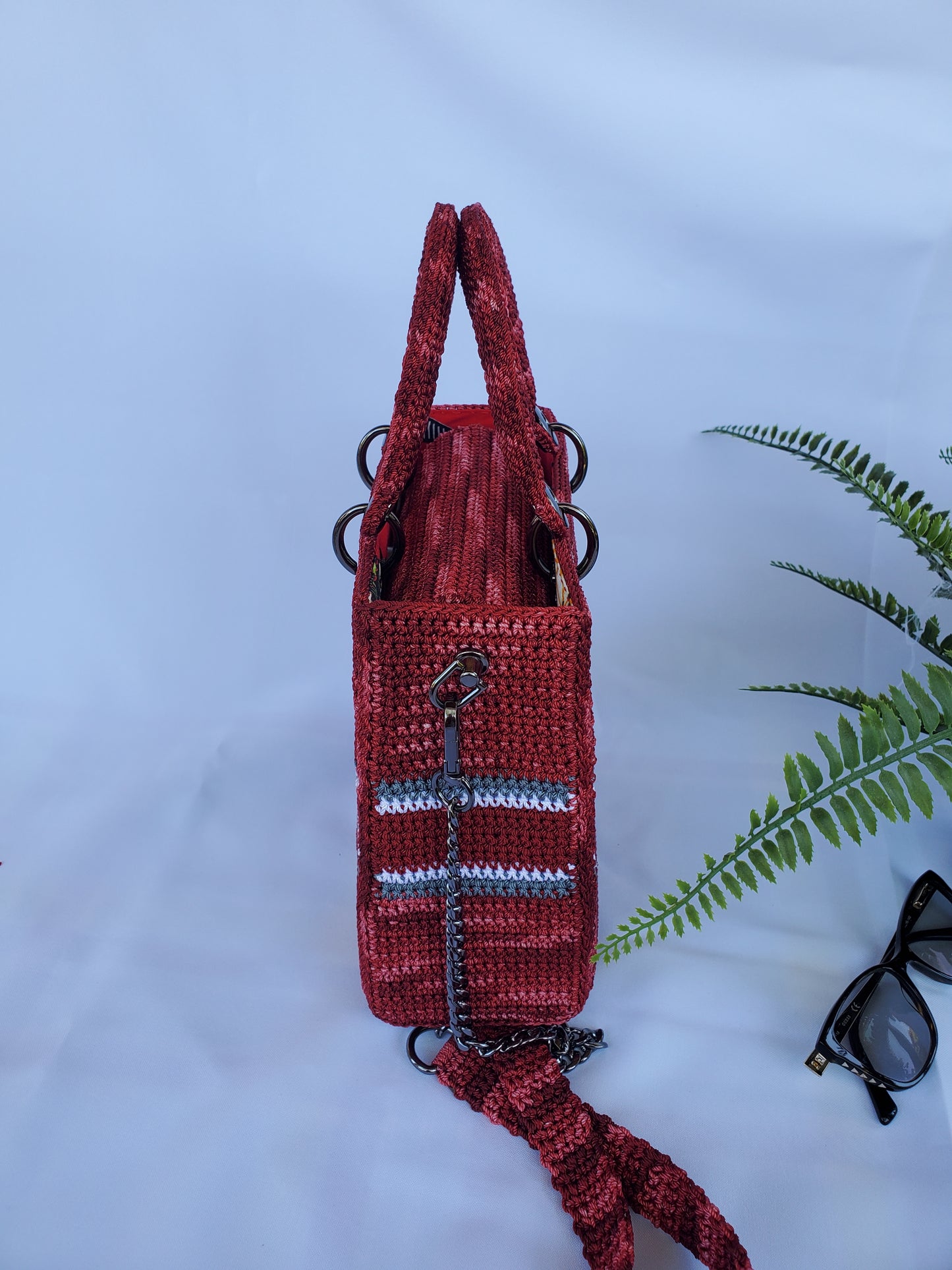 Sac inspiration Luxe Bordeaux