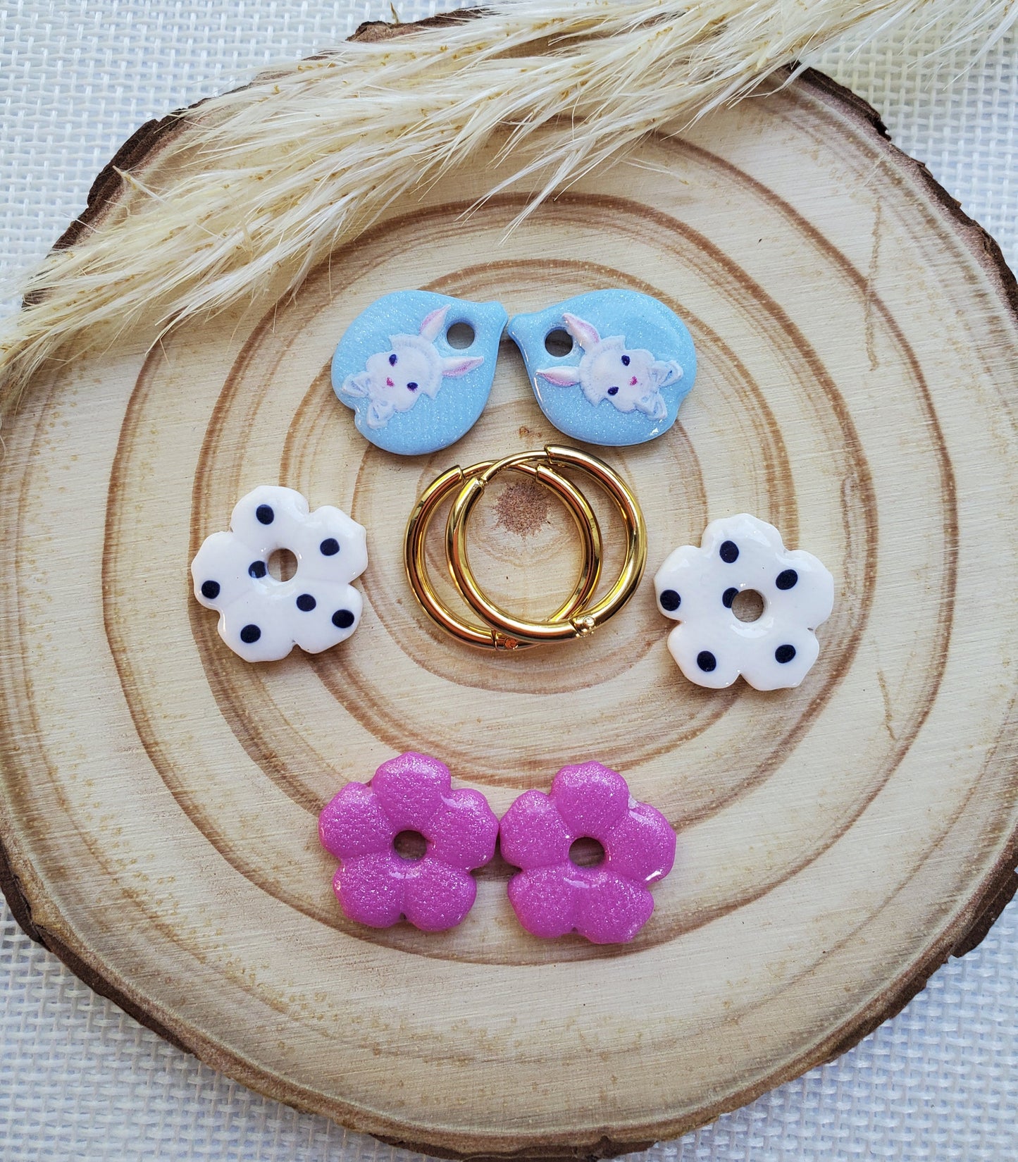 Box mini Perla Blanc, Bleu et Fuschia