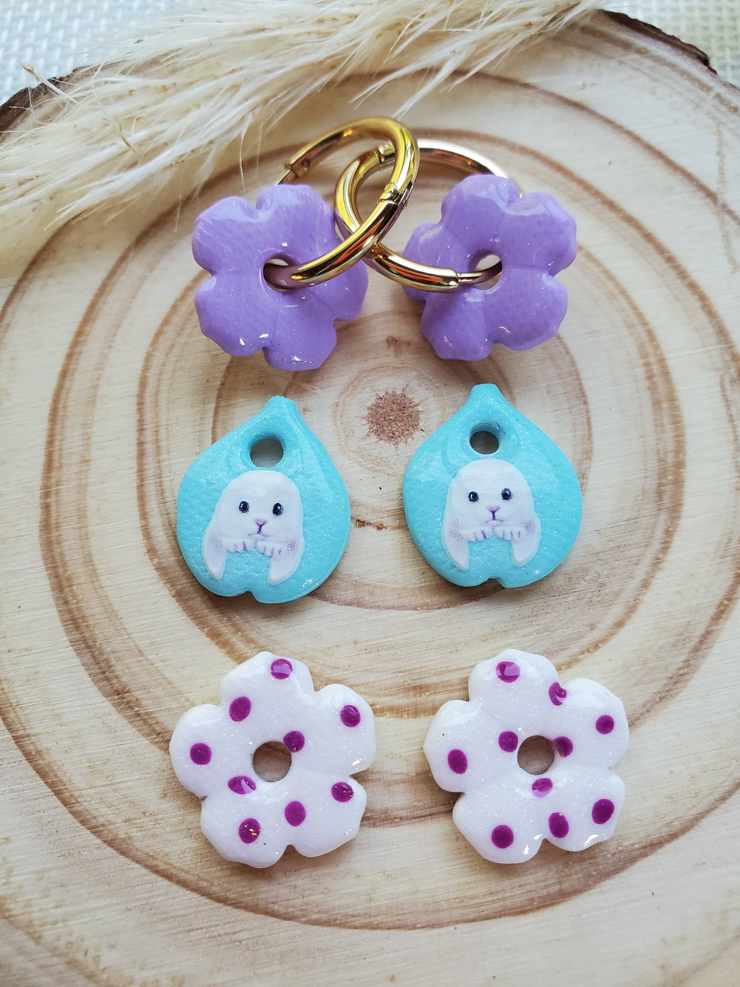 Box mini Perla Lila, Bleu lagon et Blanc