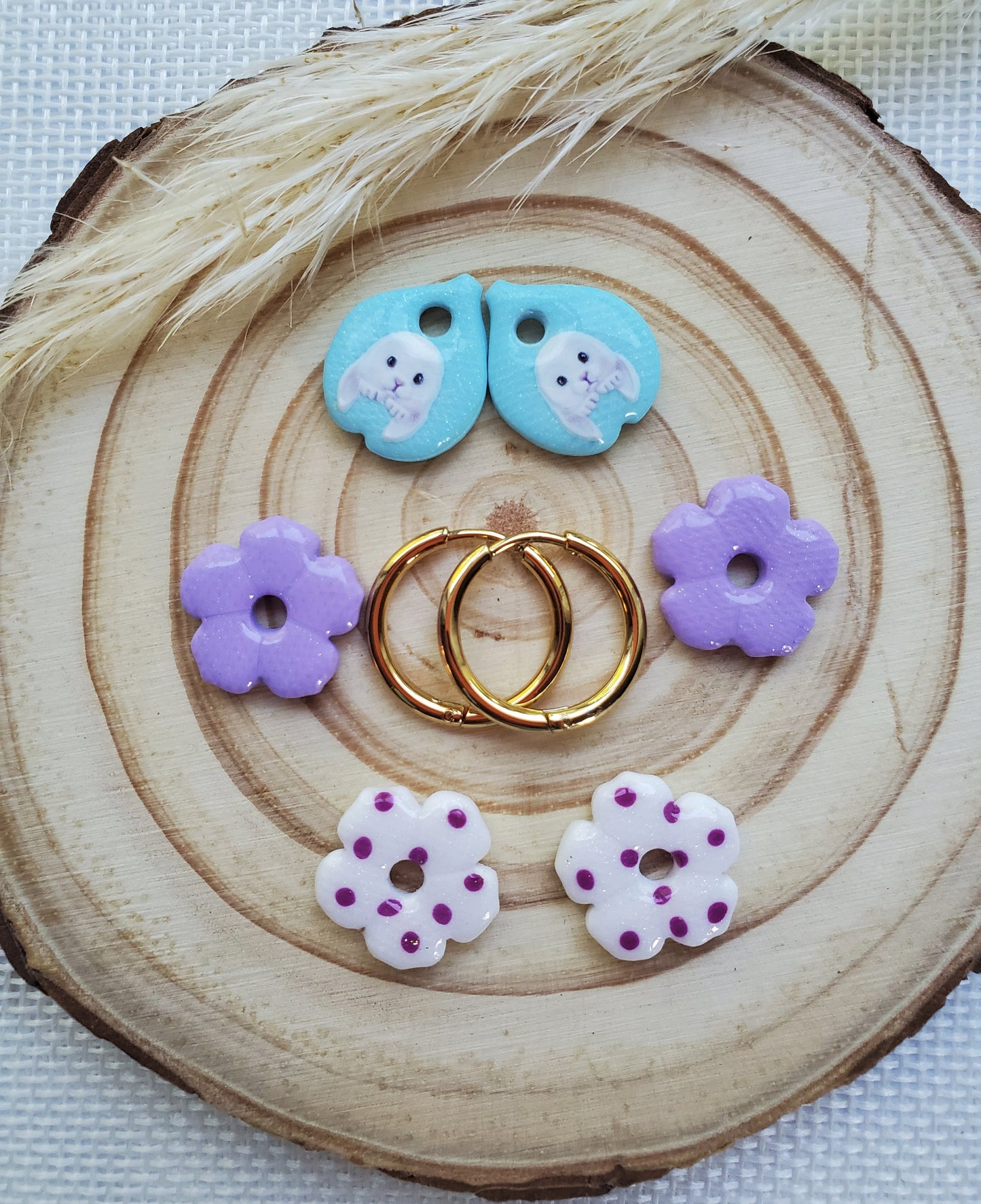Box mini Perla Lila, Bleu lagon et Blanc