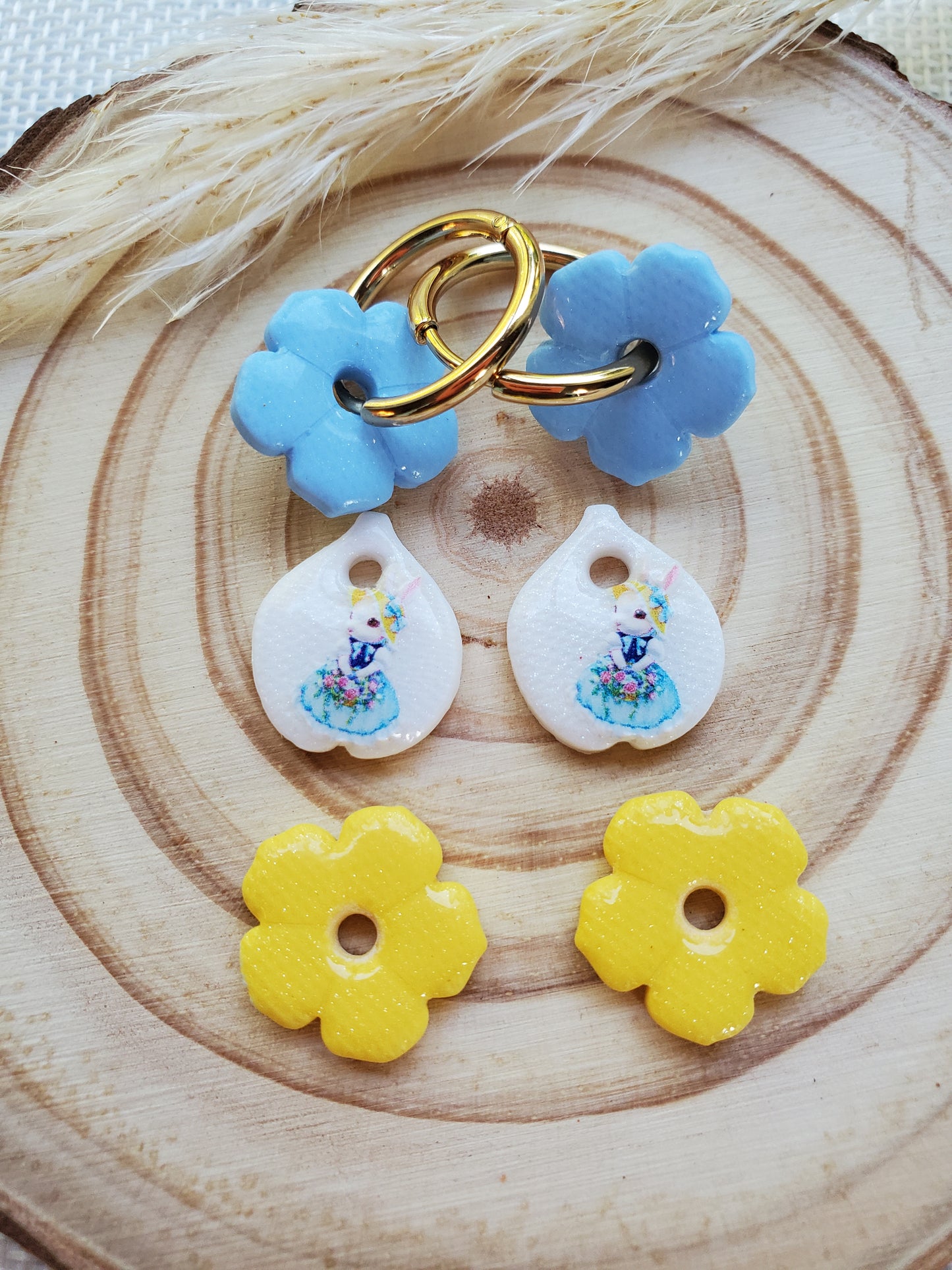 Box mini Perla Blanc, Jaune et Bleu