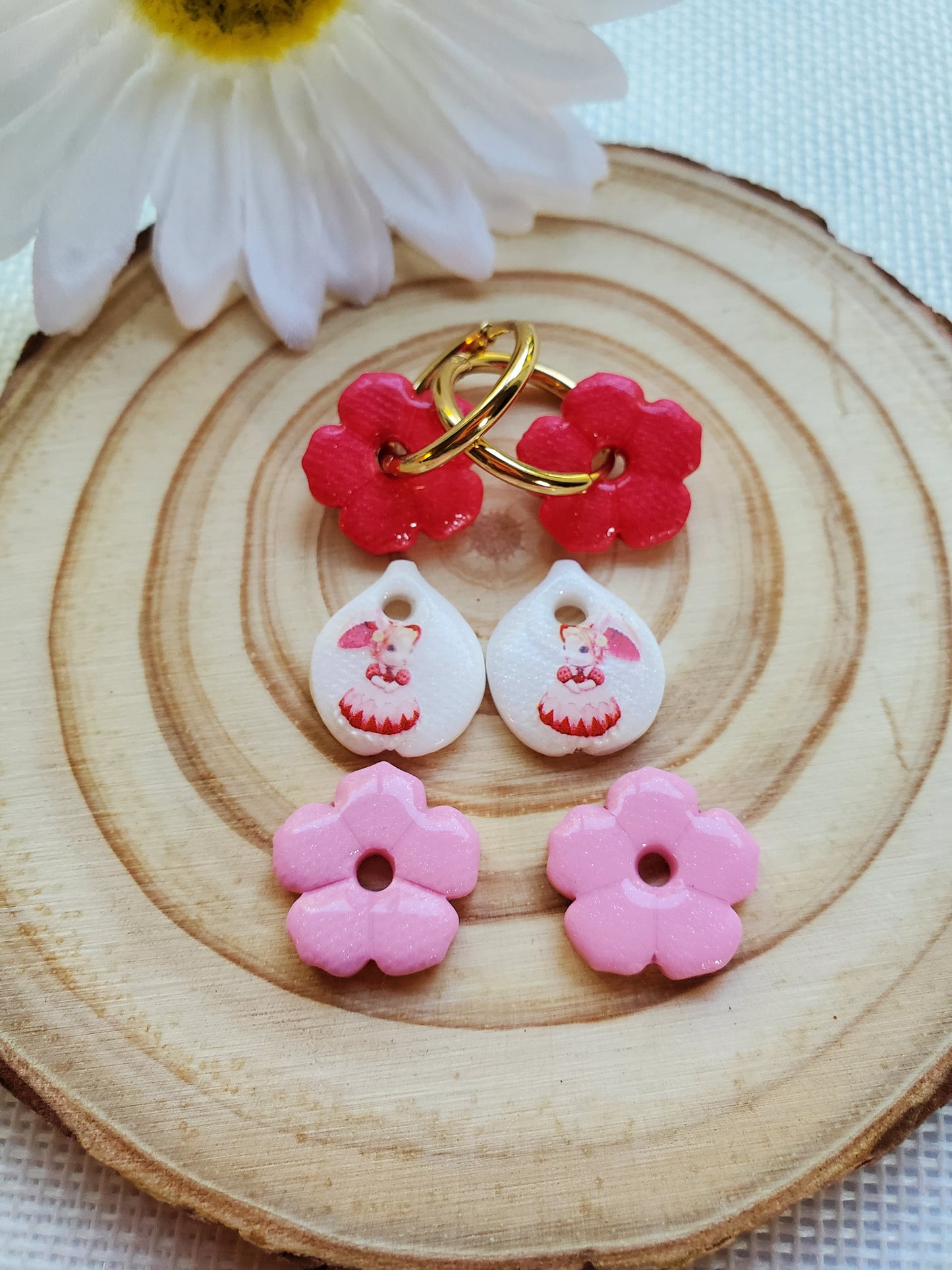 Box mini Perla Blanc, Rose et Rouge