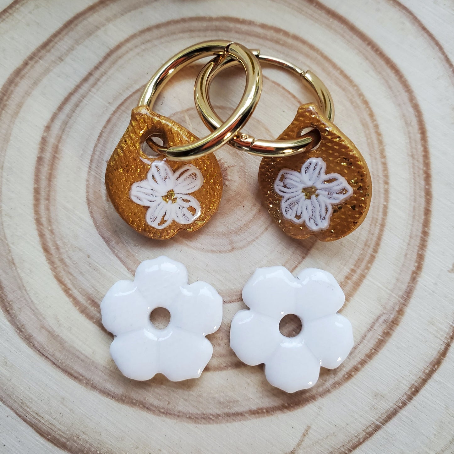 Box mini Perla Blanc et Doré