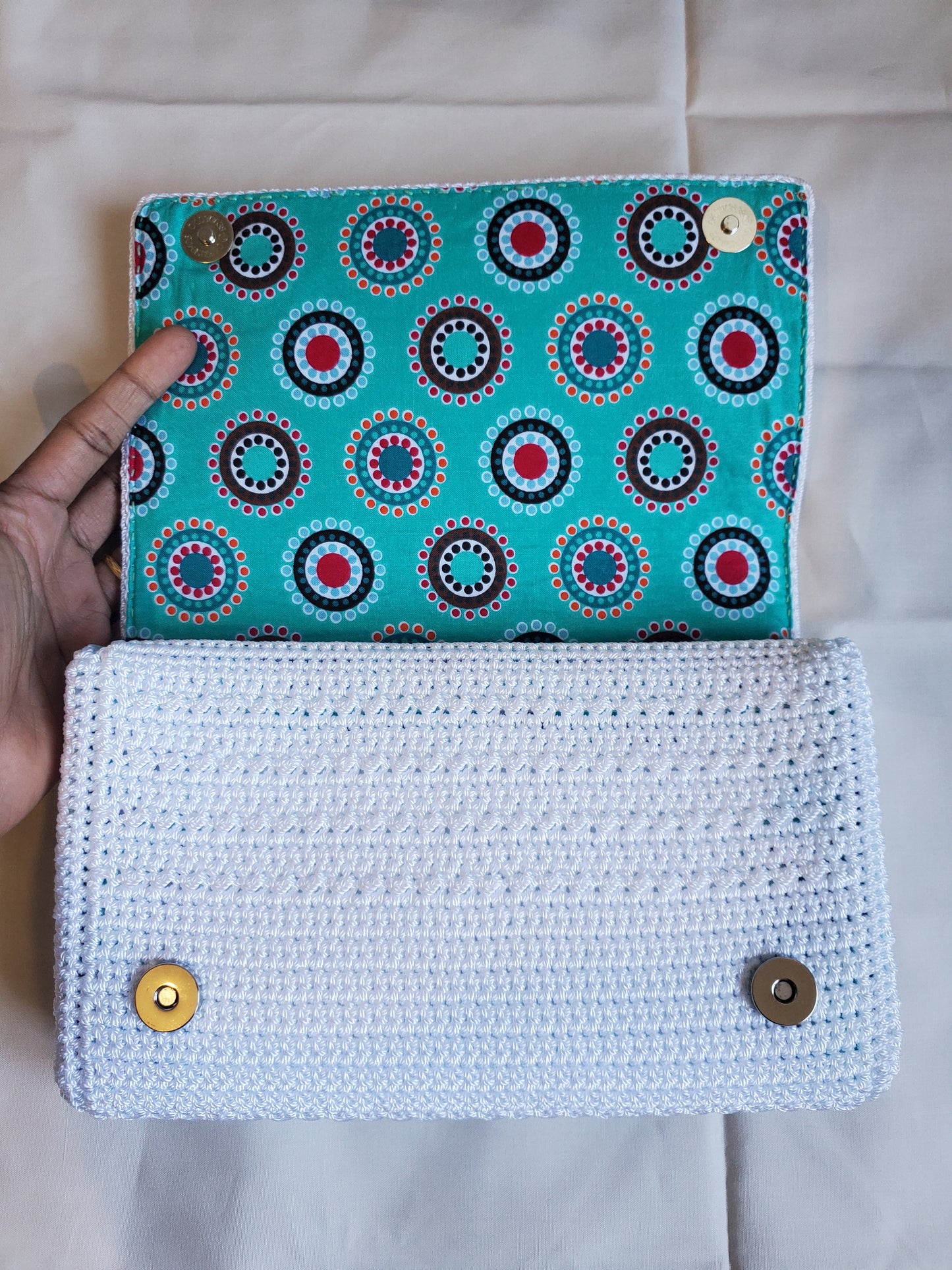 Sac Portefeuille Blanc
