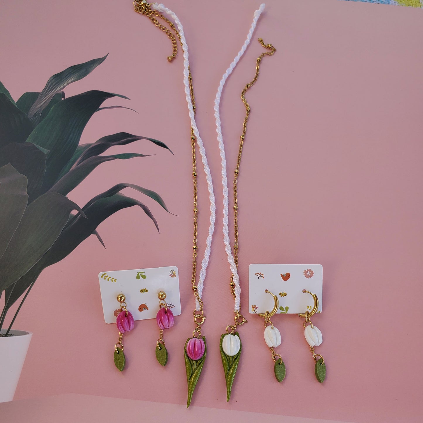 Parure Tulipes