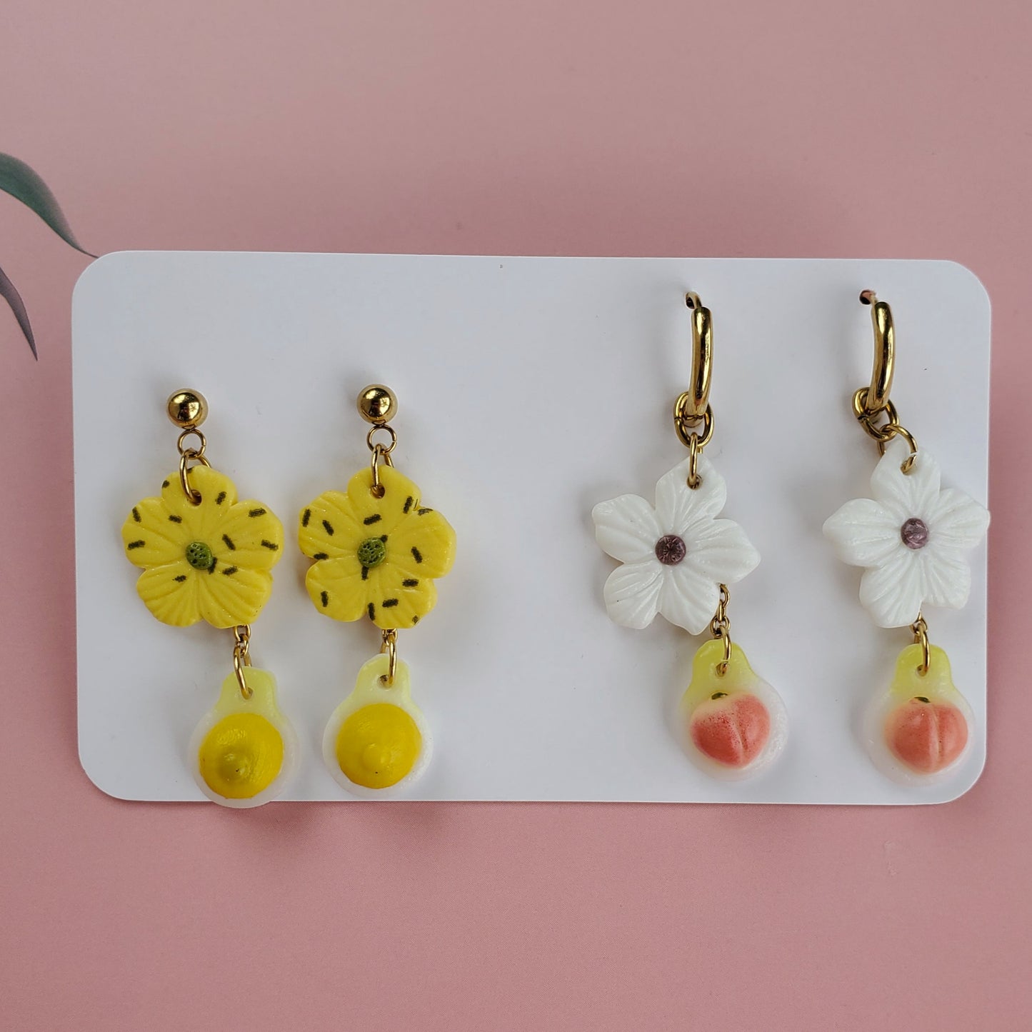 Boucles Naomi - Fruits et Fleurs