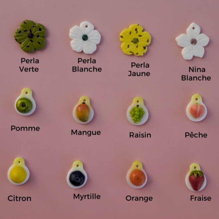 Boucles Naomi - Fruits et Fleurs