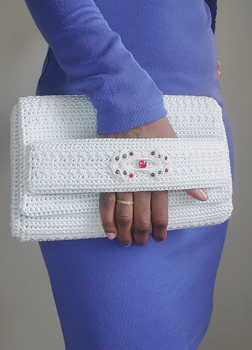Sac Portefeuille Blanc