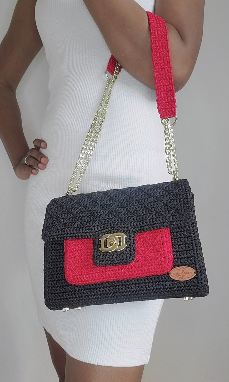 Sac inspiration Luxe Rouge et Noir