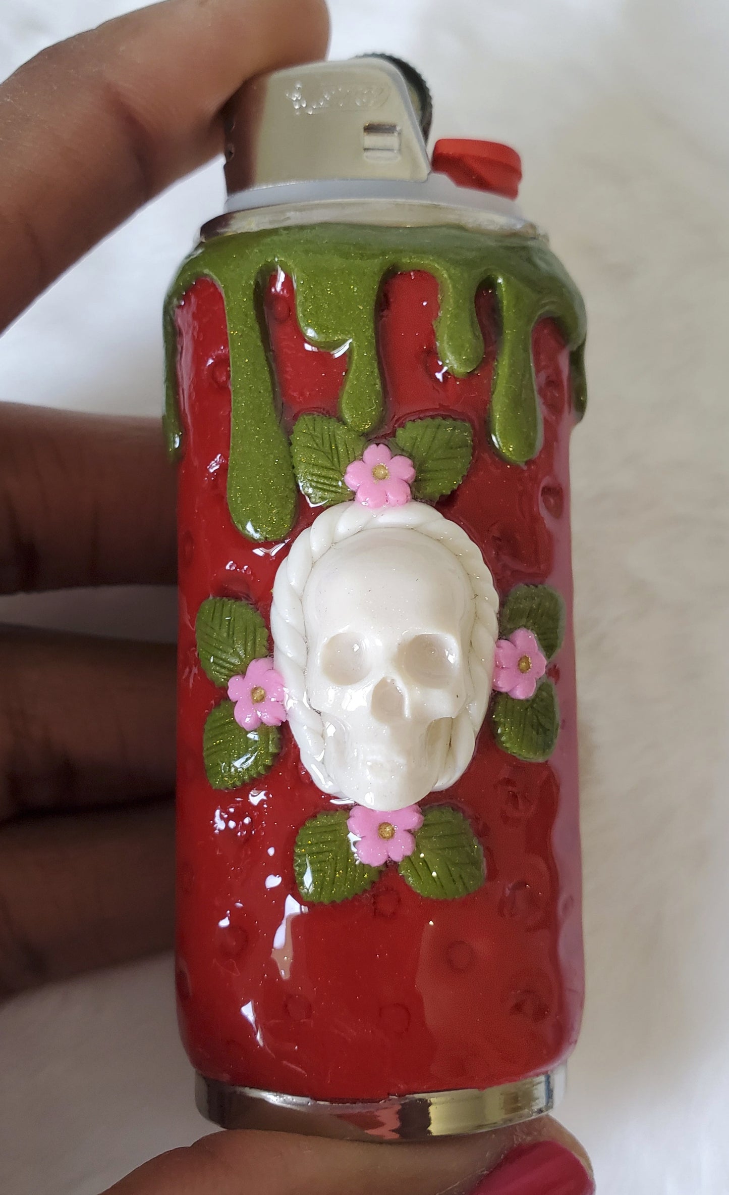 Etui Fraise tête de mort