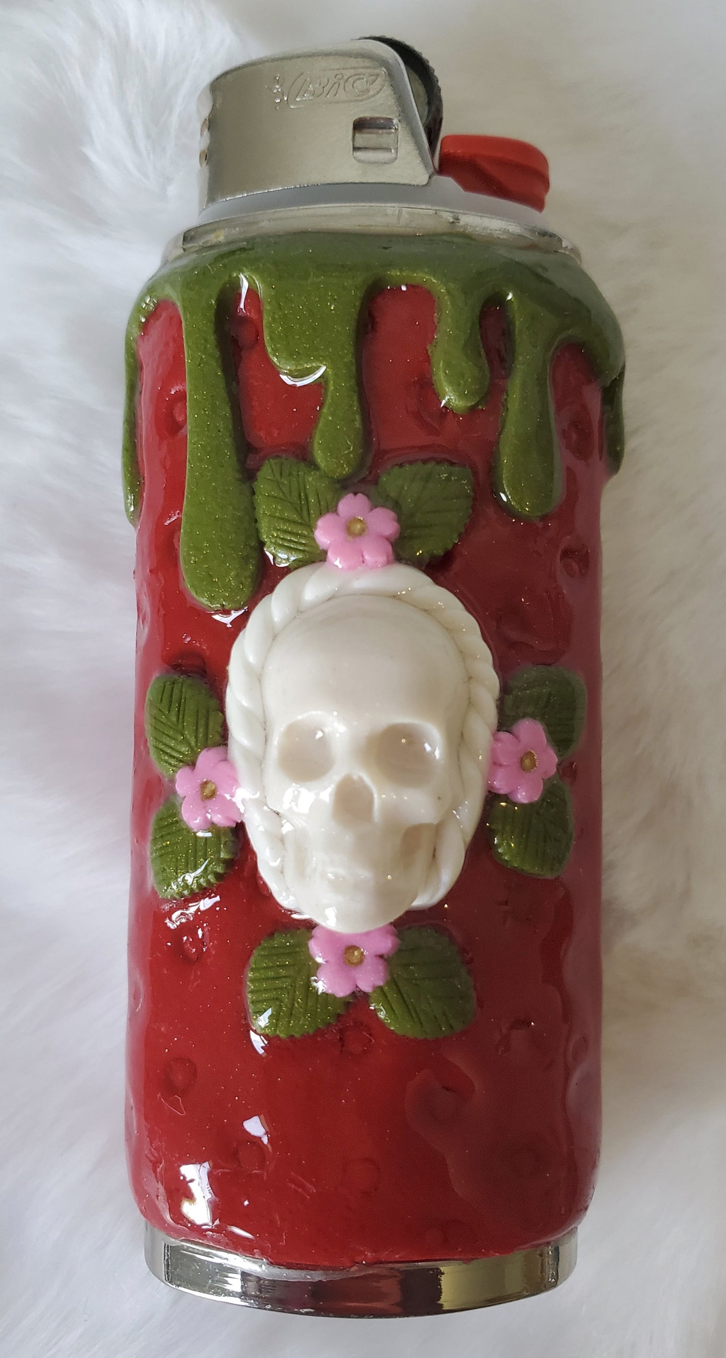 Etui Fraise tête de mort