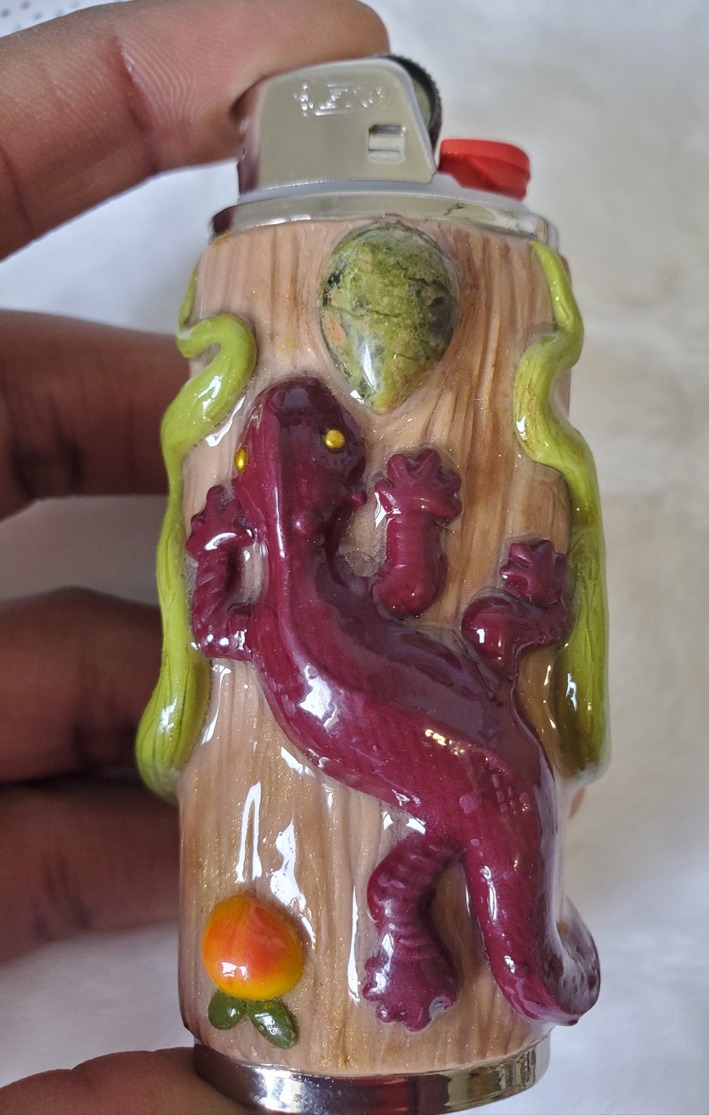 Etui Gecko Bordeaux