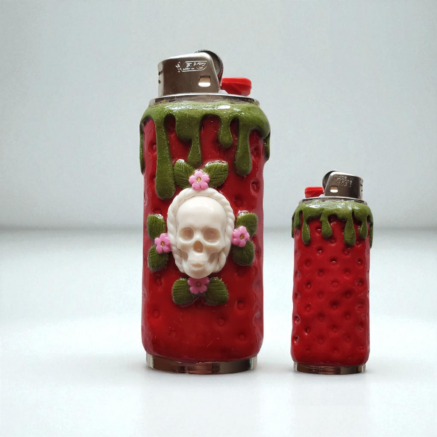 Etui Fraise tête de mort