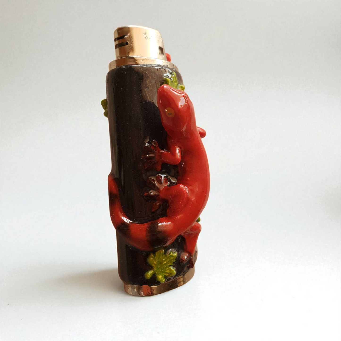 Etui Gecko Rouge et Noir