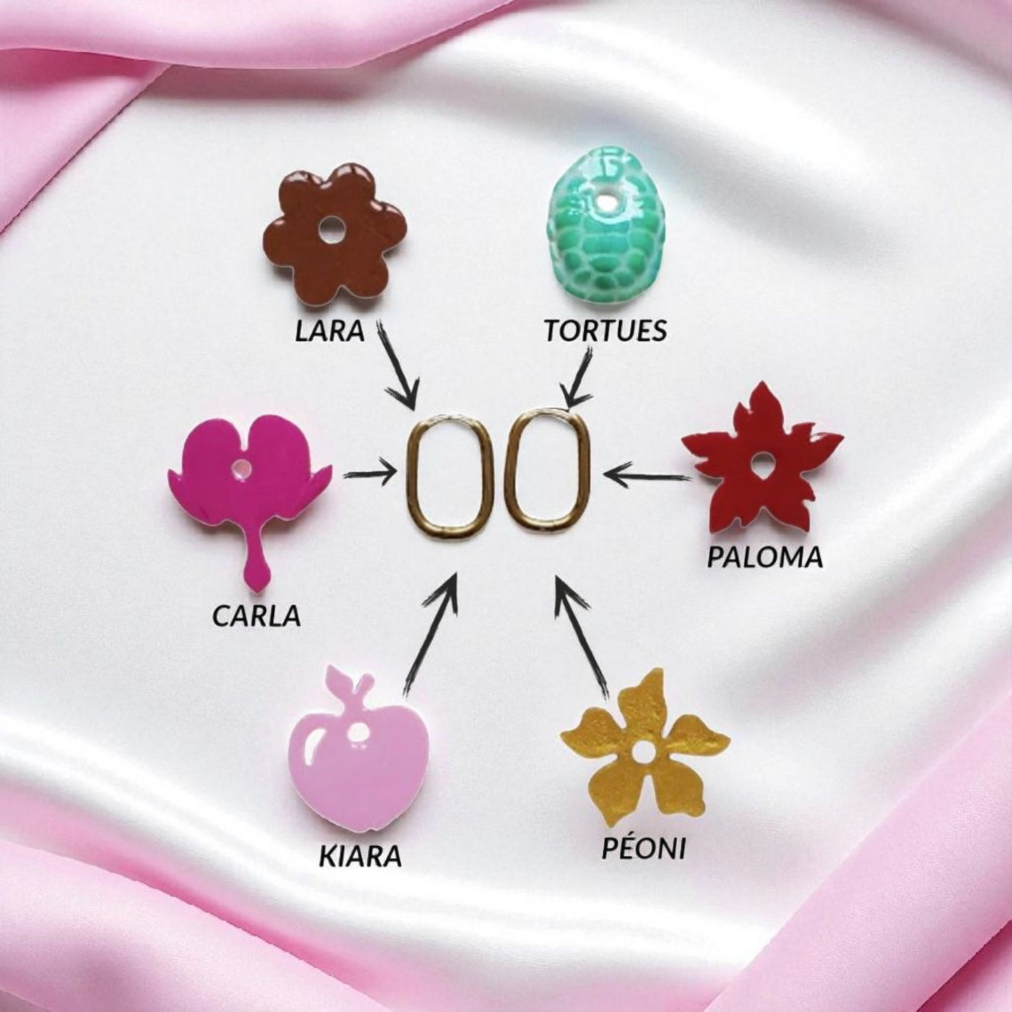 Créoles ovales lisses 21 x 15 mm