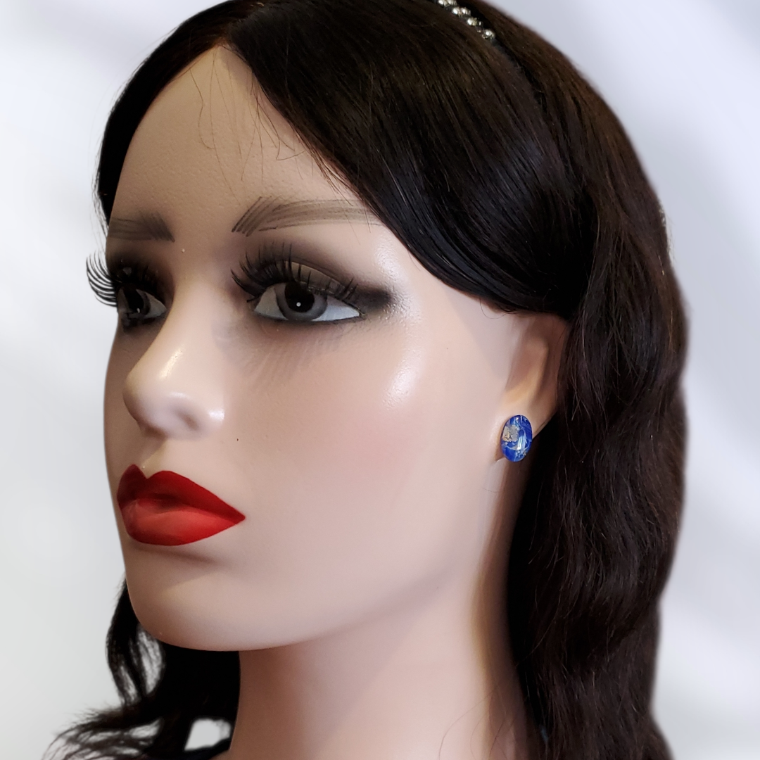 Lapis-Lazuli Boucles et Puces d'oreilles