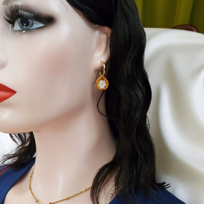 Box mini Perla Blanc et Doré