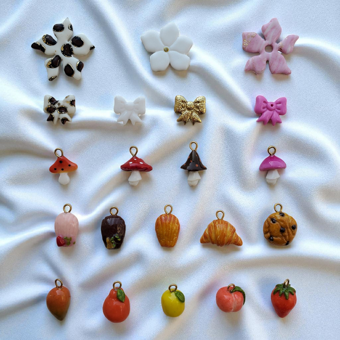 Collier Ambre - 3 Charms