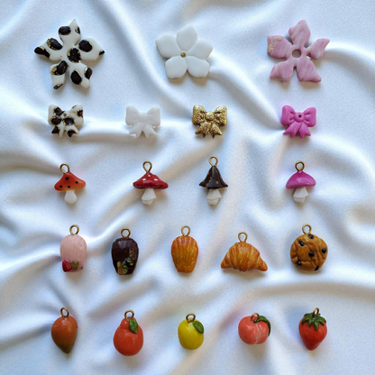 Collier Ambre - 3 Charms