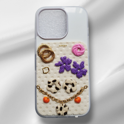 Bijou Coque Golden Wild Pêche