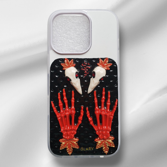 Bijou Coque Crânes de corbeau