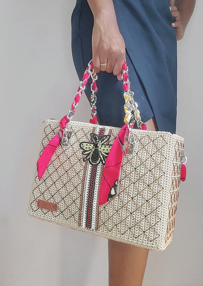 Sac inspiration Luxe Beige et Marron