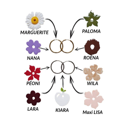 Créoles rondes lisses 22 mm