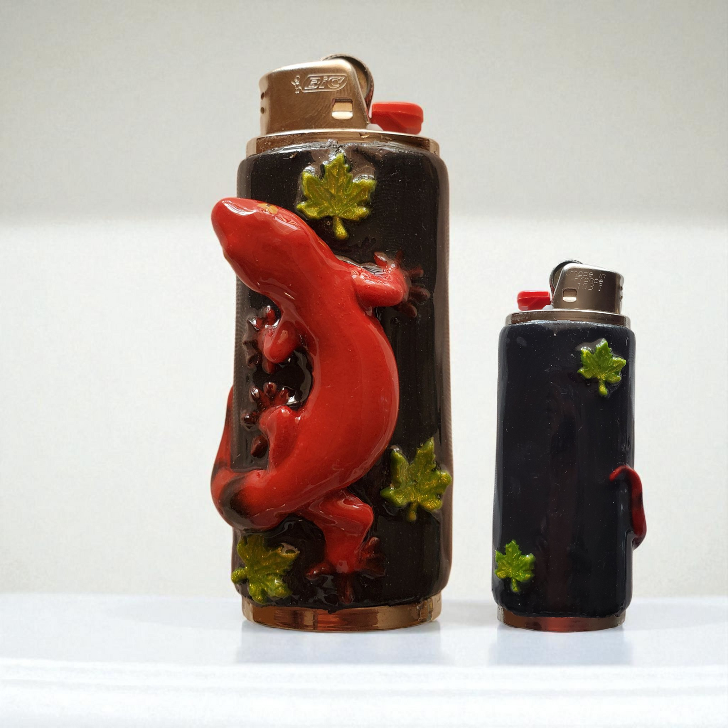 Etui Gecko Rouge et Noir