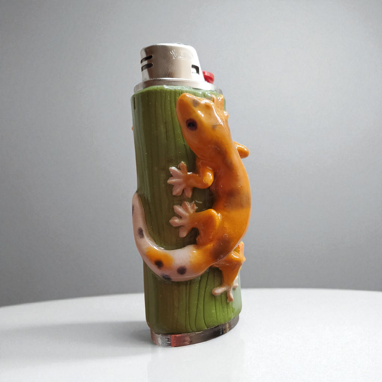 Etui Gecko Orange et Vert