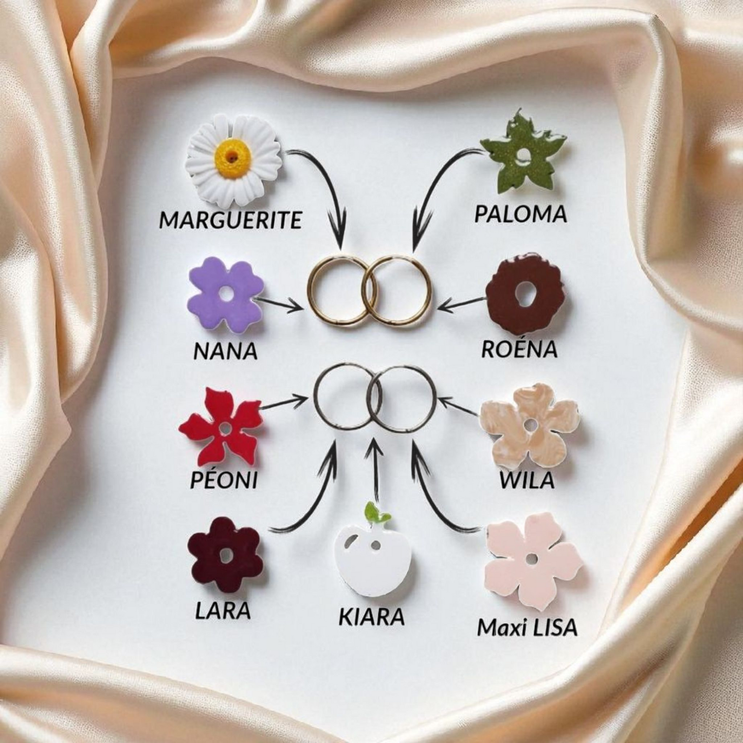 Créoles rondes lisses 22 mm