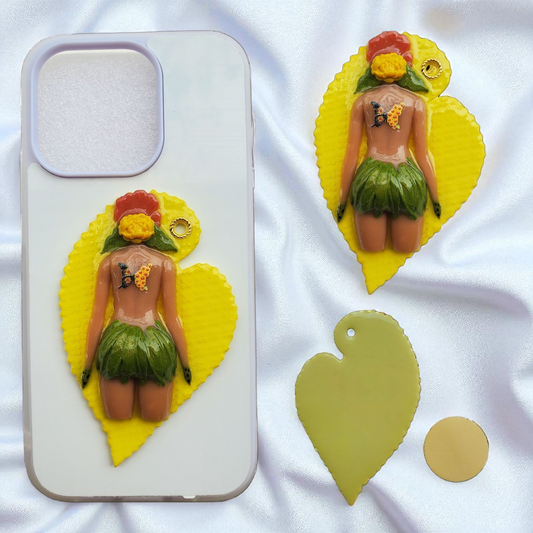 Bijou Eve - De dos avec une fleur jaune n°1