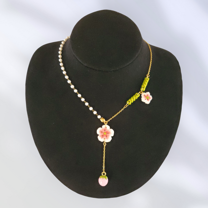 Collier Rose des Bois