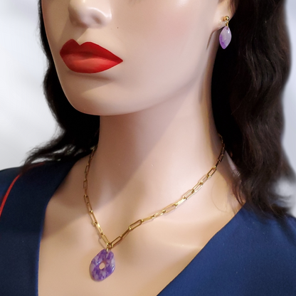 Améthyste   Parure complète