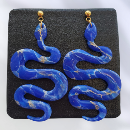 Lapis-Lazuli   Boucles et Puces d'oreilles