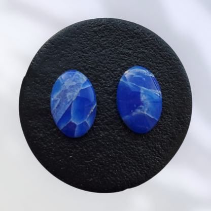 Lapis-Lazuli   Boucles et Puces d'oreilles