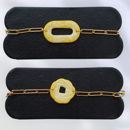 Corail Jaune   Collier et Bracelets