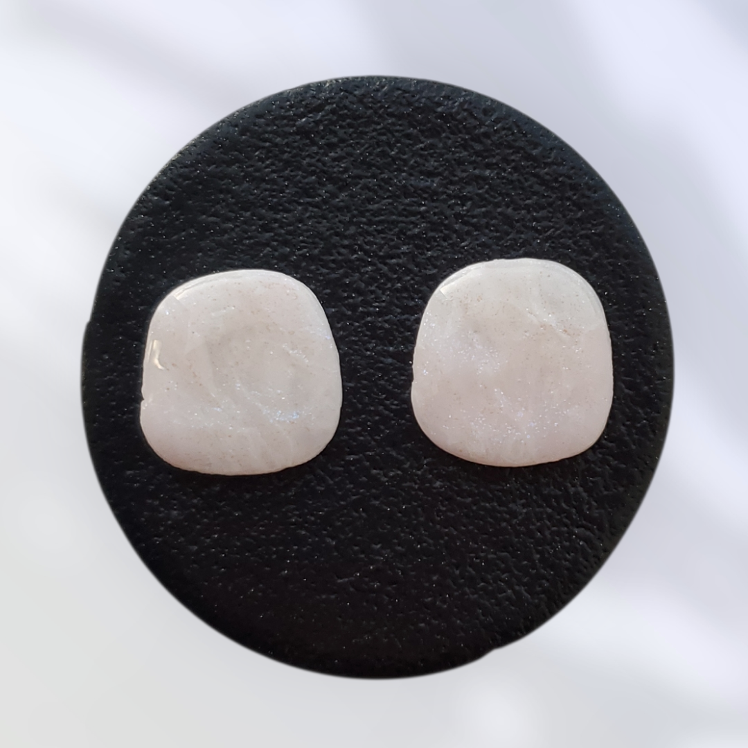 Quartz Rose   Boucles et Puces d'oreilles