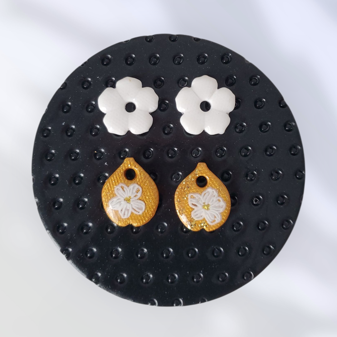 Box mini Perla Blanc et Doré