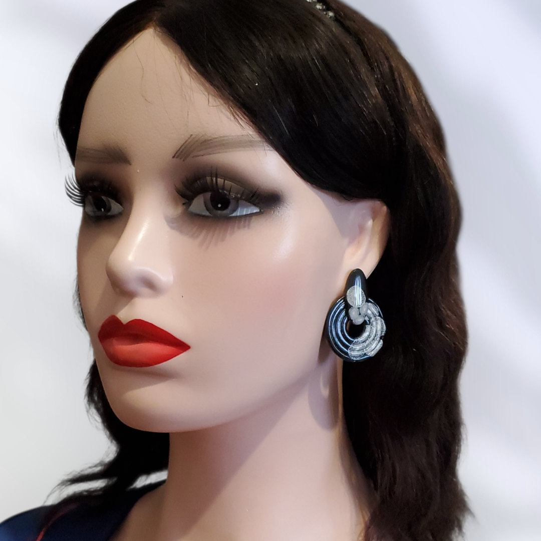 Fleur de Pissenlit   Boucles et Puces d'oreilles