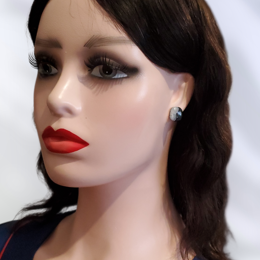 Fleur de Pissenlit   Boucles et Puces d'oreilles