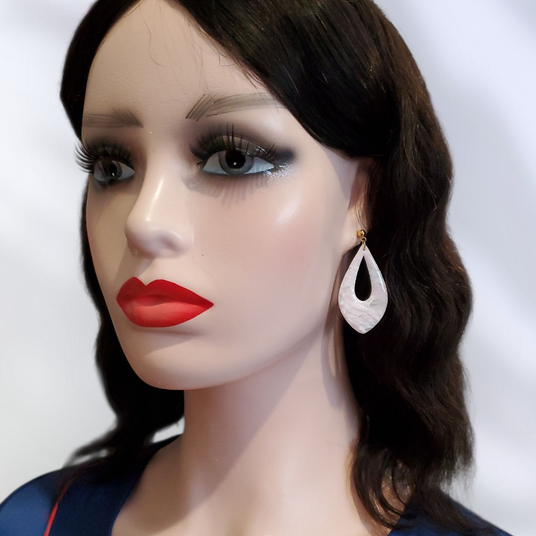 Quartz Rose   Boucles et Puces d'oreilles