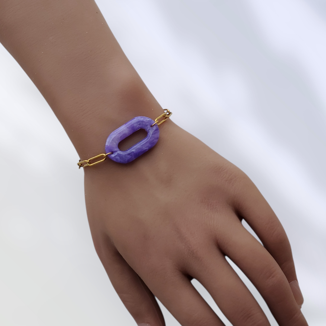 Améthyste   Collier et Bracelets