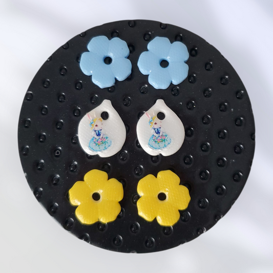 Box mini Perla Blanc, Jaune et Bleu