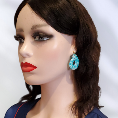 Larimar   Boucles et Puces d'oreilles