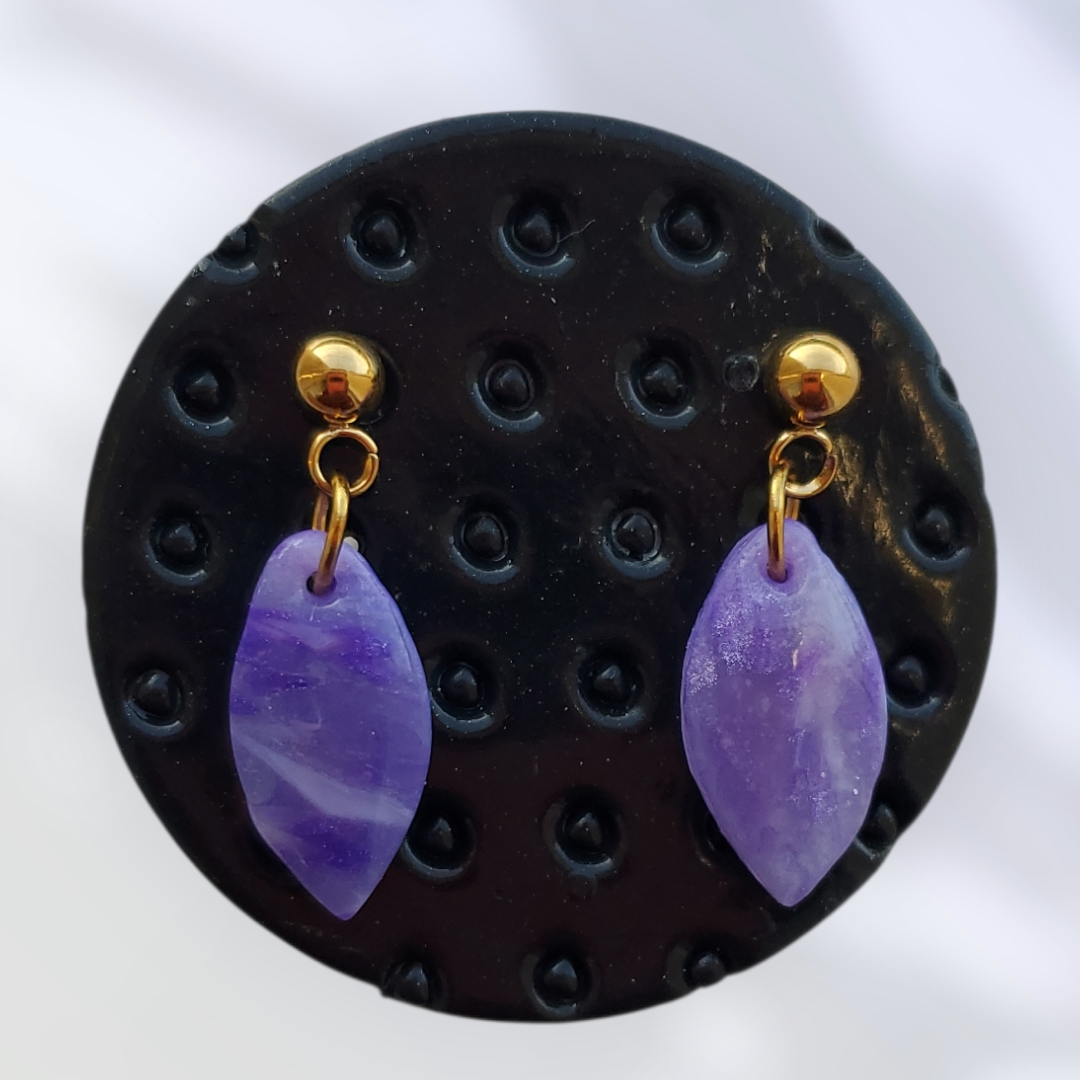 Améthyste   Boucles et Puces d'oreilles