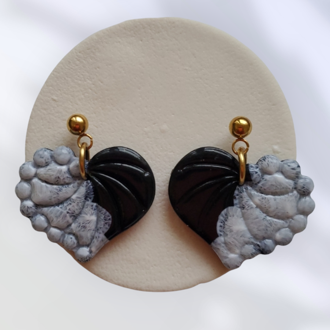Fleur de Pissenlit   Boucles et Puces d'oreilles