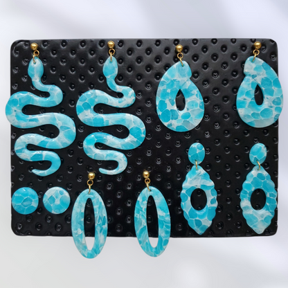 Larimar   Boucles et Puces d'oreilles